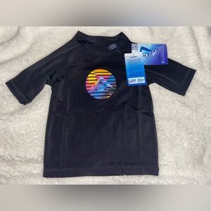 OshKosh B'gosh Black Tee with Colorful Circle Design